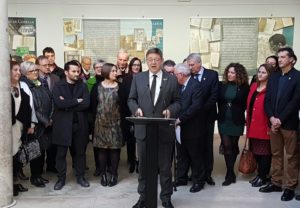 Ximo Puig, president de la Generalitat, a la inauguració del Museu Joan Fuster